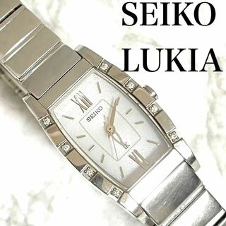 稼動品　SEIKO lk セイコールキア　トノー型　ラメ　電波ソーラー　腕時計