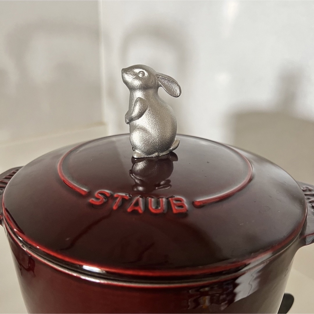 STAUB うさぎノブ 純正品 海外限定 新品未使用