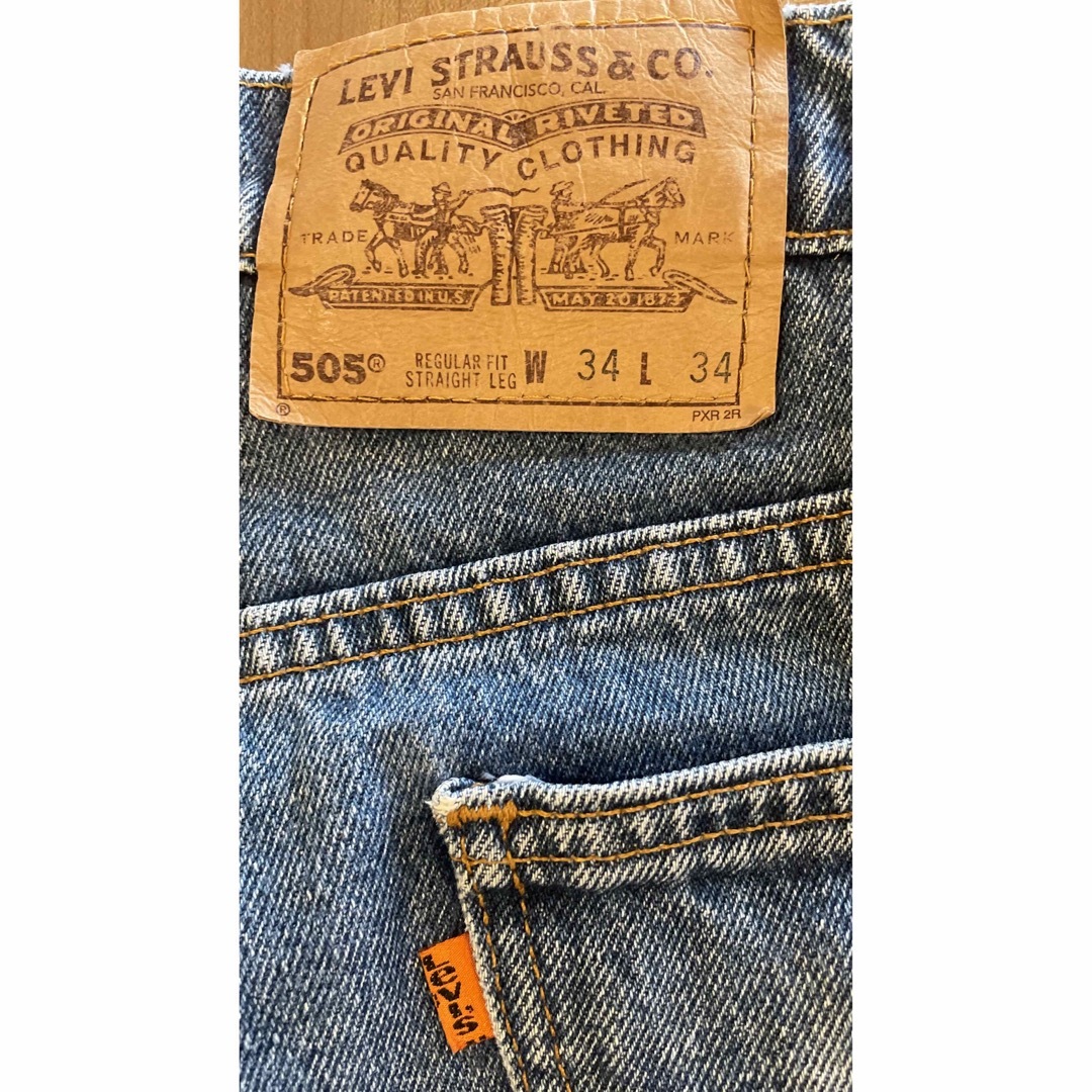 Levi's(リーバイス)の9/18削除　Levi’s（リーバイス）505 アメリカ製オレンジタグ【W34】 メンズのパンツ(デニム/ジーンズ)の商品写真