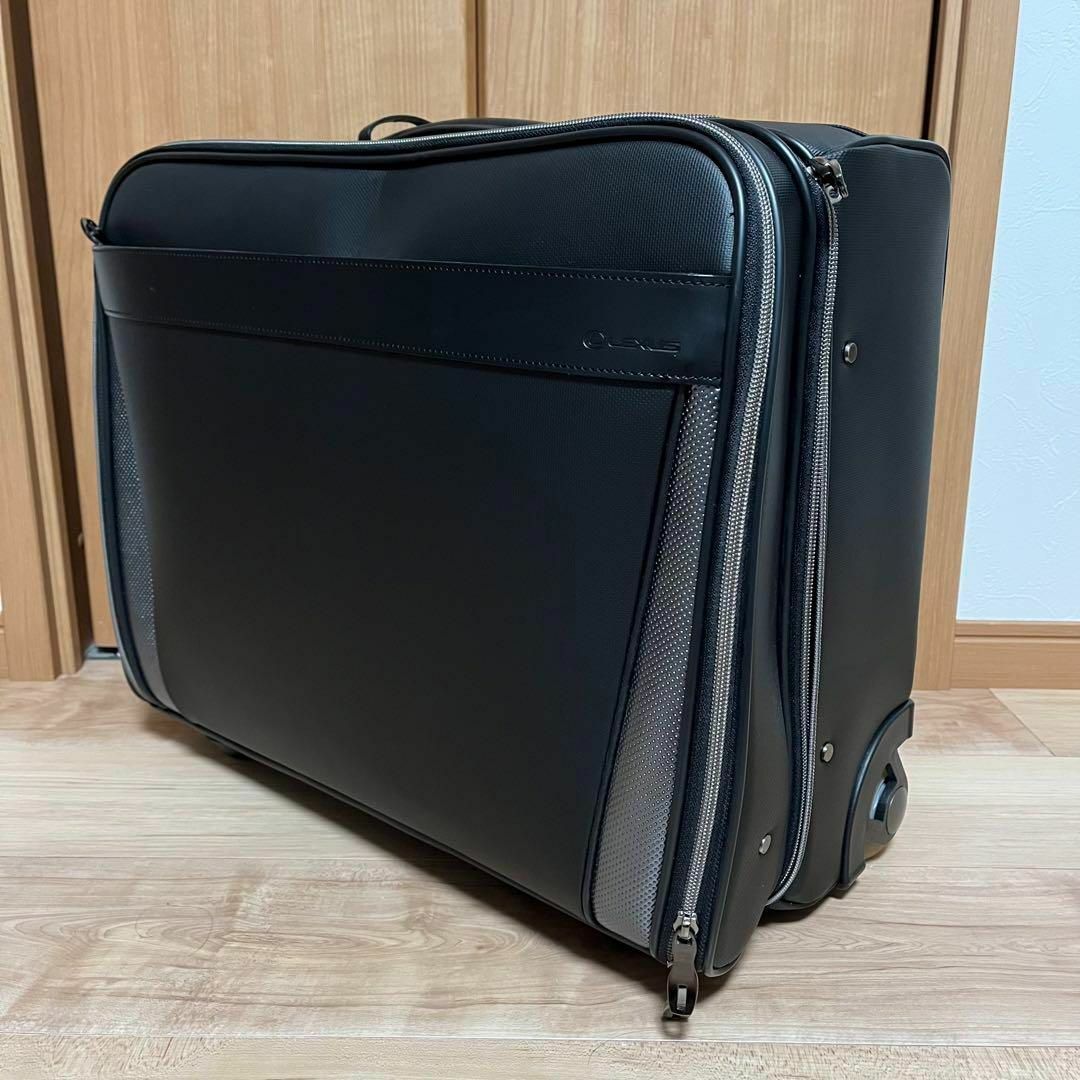 【美品】LEXUS レクサス　ビジネス　キャリーバッグ　ブラック　スーツケース