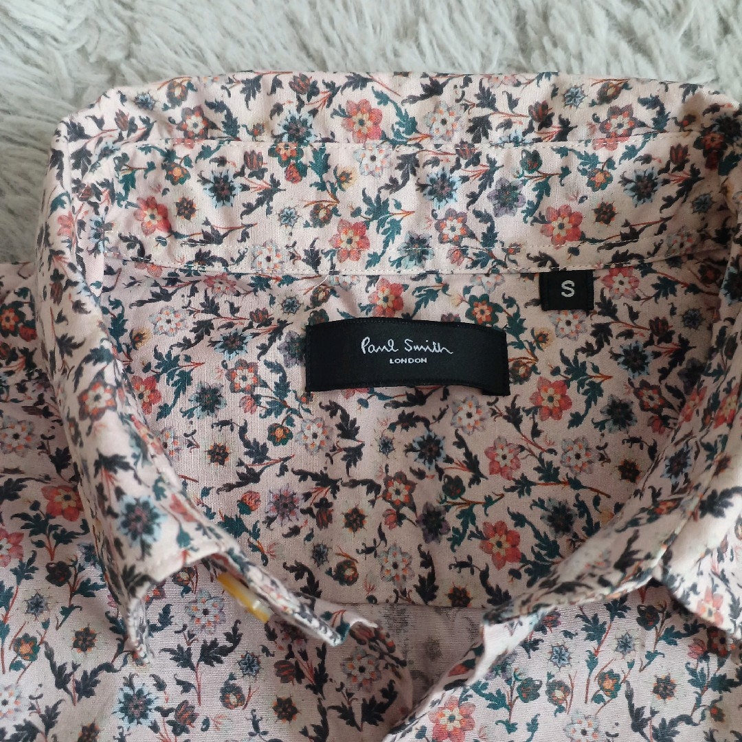 Paul Smith LONDON 花柄 総柄 長袖シャツ 日本製 S