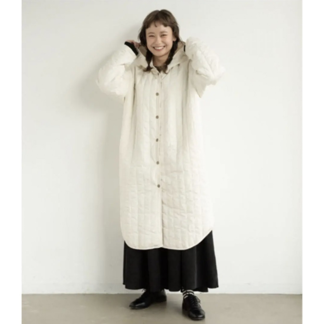 merlotキルティングコート　ホワイト | フリマアプリ ラクマ