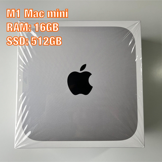マック(Mac (Apple))のM1 Mac mini メモリ16GB ストレージ512GB(デスクトップ型PC)