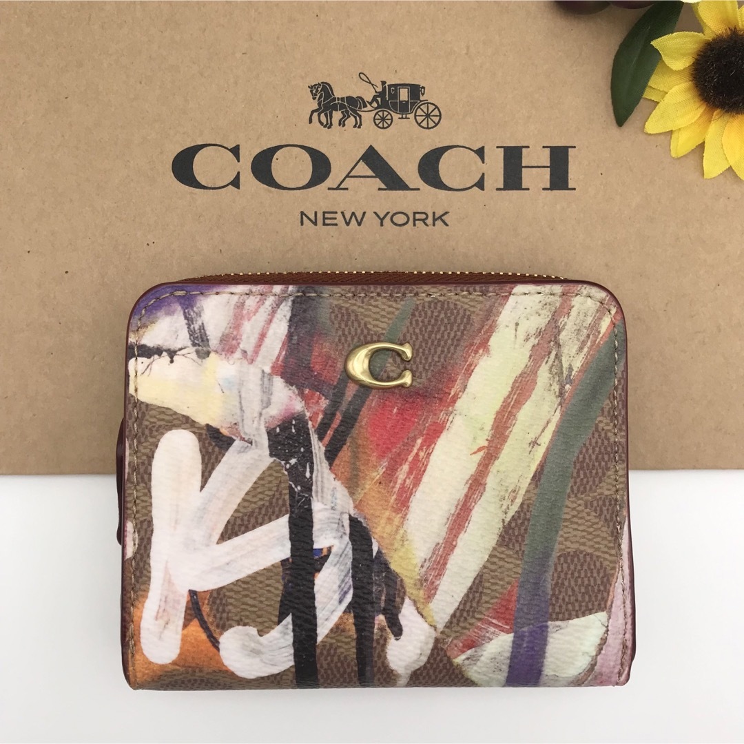 COACH ★大人気★ MINT&SERFコラボ ビルフォールドウォレット 新品 | フリマアプリ ラクマ