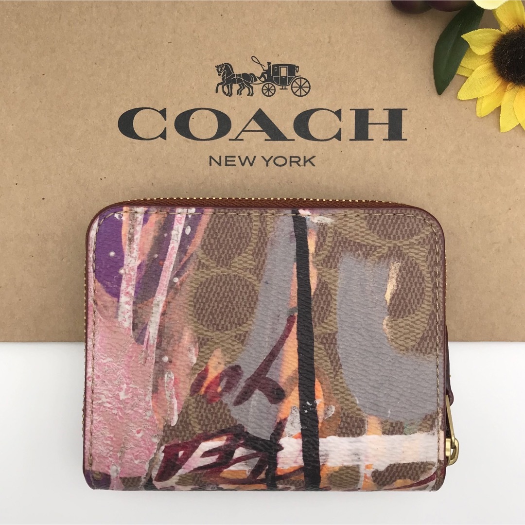 COACH ★大人気★ MINT&SERFコラボ ビルフォールドウォレット 新品