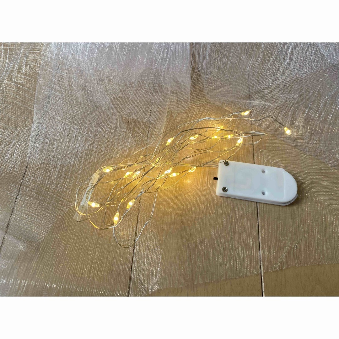 ライト　オーガンジー生地　ウェルカムスペース　チュール ハンドメイドの素材/材料(生地/糸)の商品写真