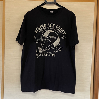 ピーナッツ(PEANUTS)のスヌーピー黒プリントTシャツ(Tシャツ/カットソー(半袖/袖なし))