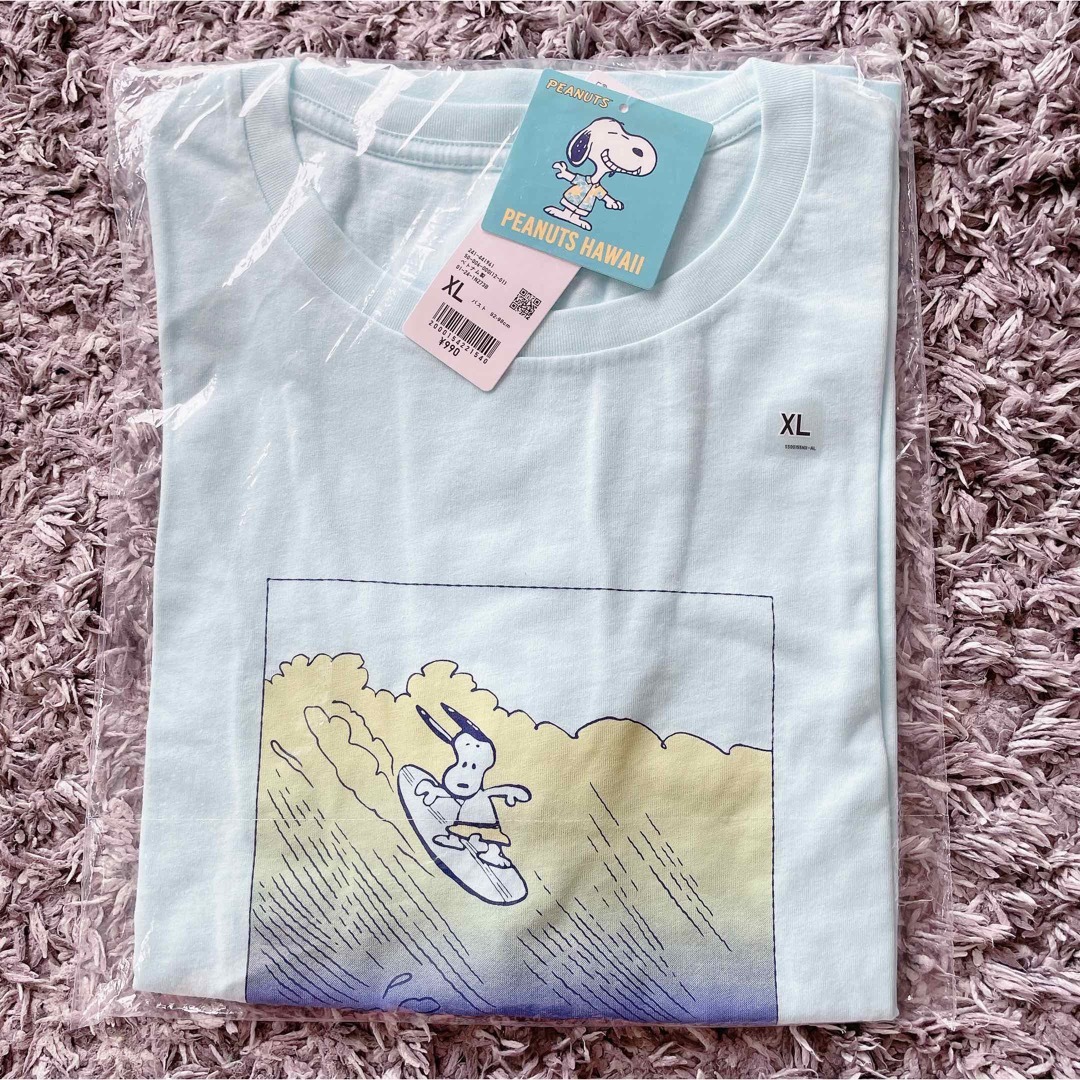 SNOOPY(スヌーピー)の大きいサイズ　レディースTシャツ　2枚組 レディースのトップス(Tシャツ(半袖/袖なし))の商品写真