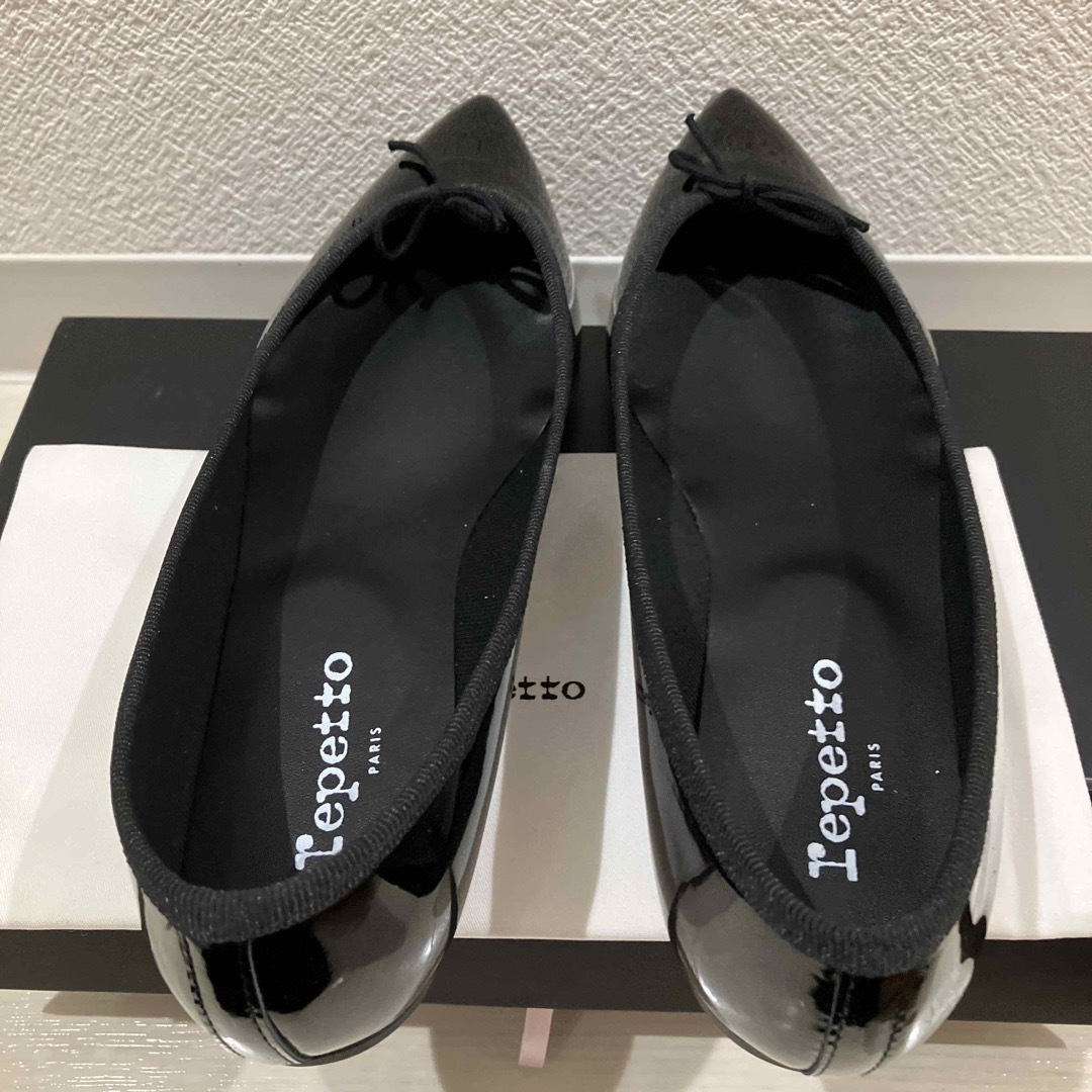 repetto - 新品未使用 レペット junon 黒 37.5 24の通販 by おまめ's