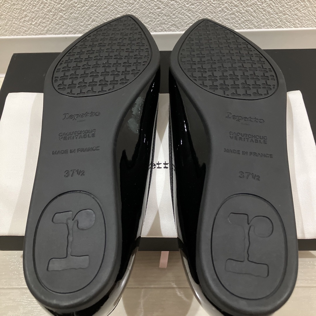 repetto(レペット)の新品未使用 レペット  junon 黒 37.5 24 レディースの靴/シューズ(バレエシューズ)の商品写真