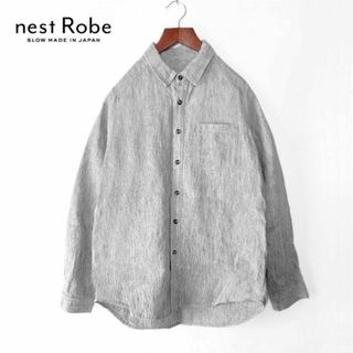 ネストローブ(nest Robe)の新品 nest Robe✨ネストローブ 麻 リネン スタンダードシャツ ブラウス(シャツ/ブラウス(長袖/七分))