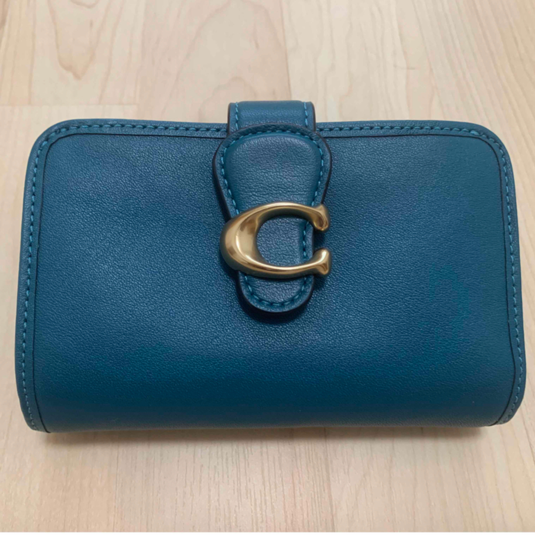 美品✨️COACH コーチ タビー ミディアム ウォレット 現行品 レッド 人気