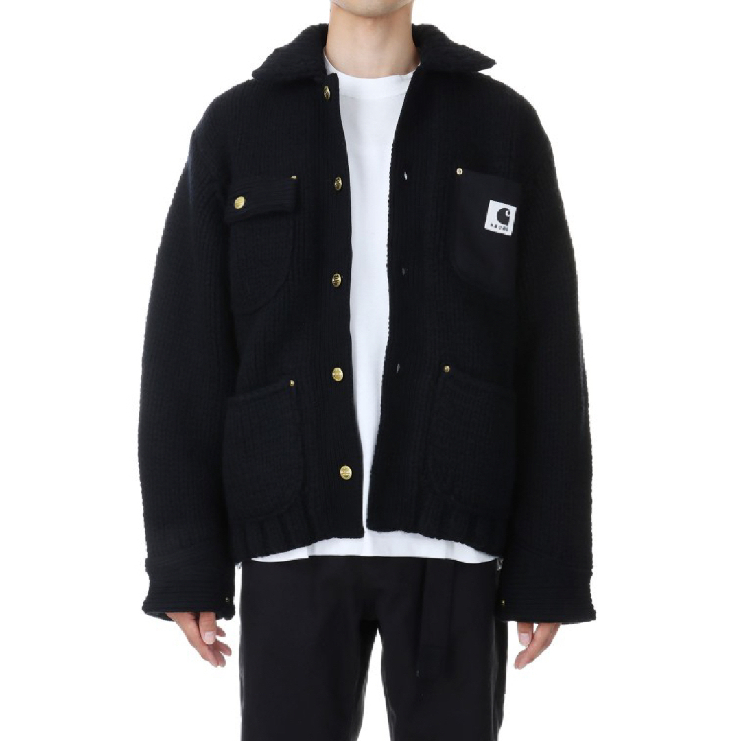 sacai(サカイ)のsacai carhartt WIP Knit Jacket Michigan メンズのジャケット/アウター(その他)の商品写真