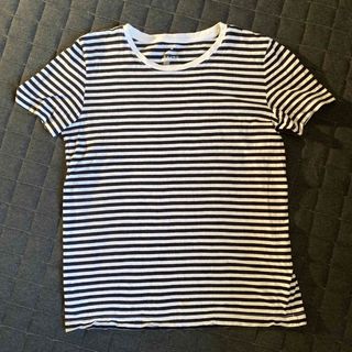 ムジルシリョウヒン(MUJI (無印良品))の【無印良品】ボーダーTシャツ(Tシャツ(半袖/袖なし))