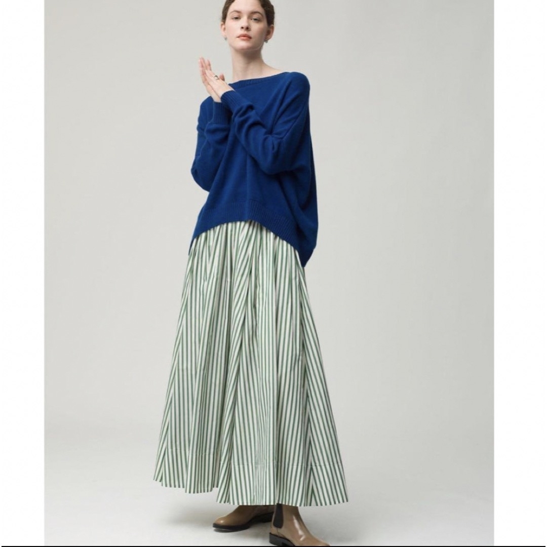 ebure シルクコットンストライプ スカート 86900円