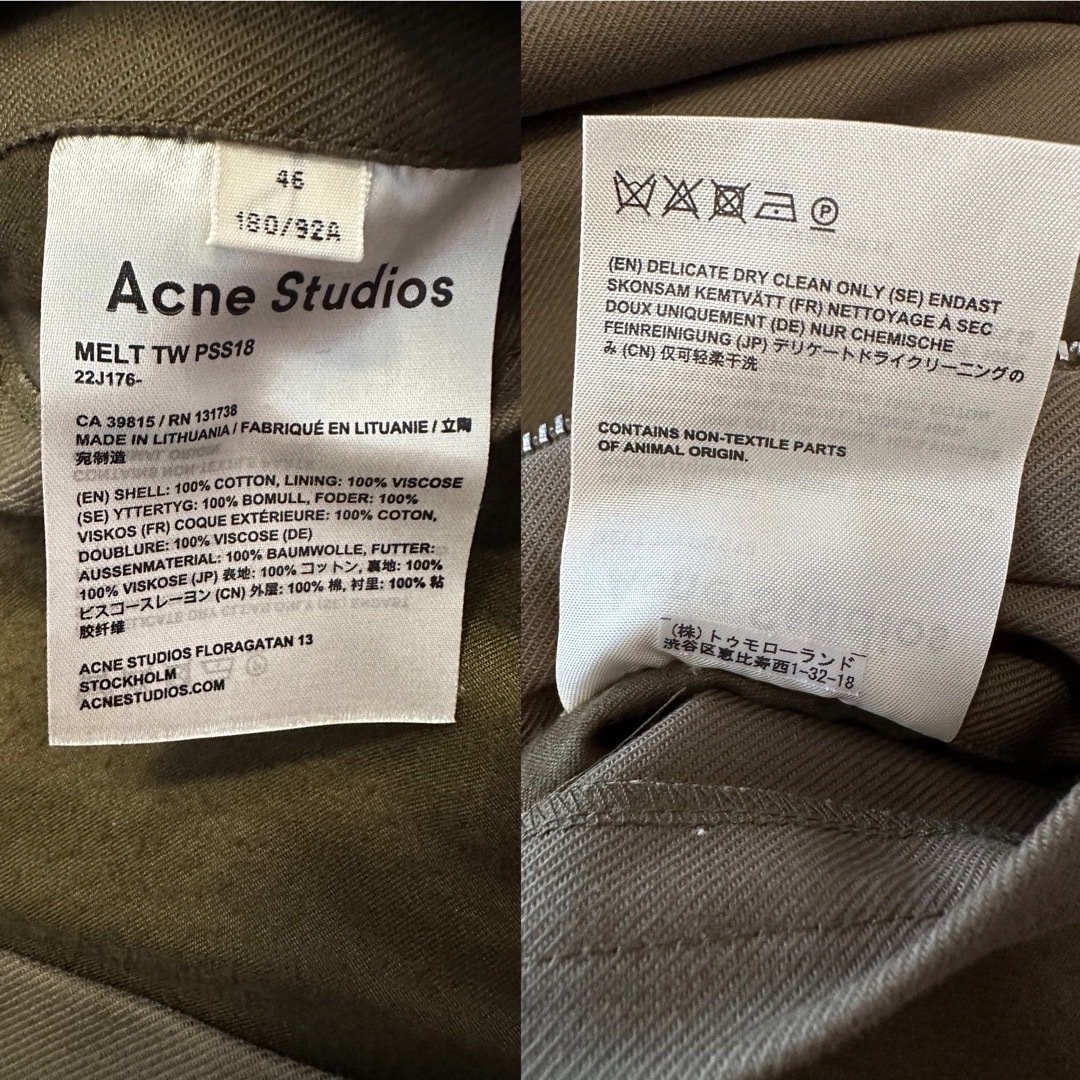 Acne Studios - Acne Studios コート 46sizeの通販 by yo's shop