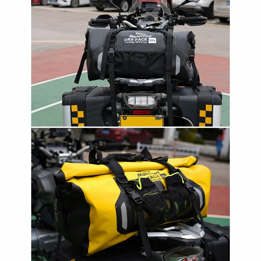 Tacx シートバッグ バイク用 ツーリングバッグ 防水バッグ 80L 大容量