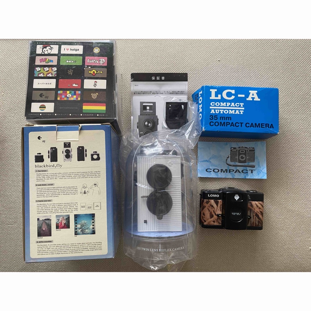 LOMOLC-A HOLGA blackbirdfly AGFAフィルム計22点 - フィルムカメラ 最終値下げ!! BenQ 27インチモニター 角度調整 おまけ→HDMIケーブル