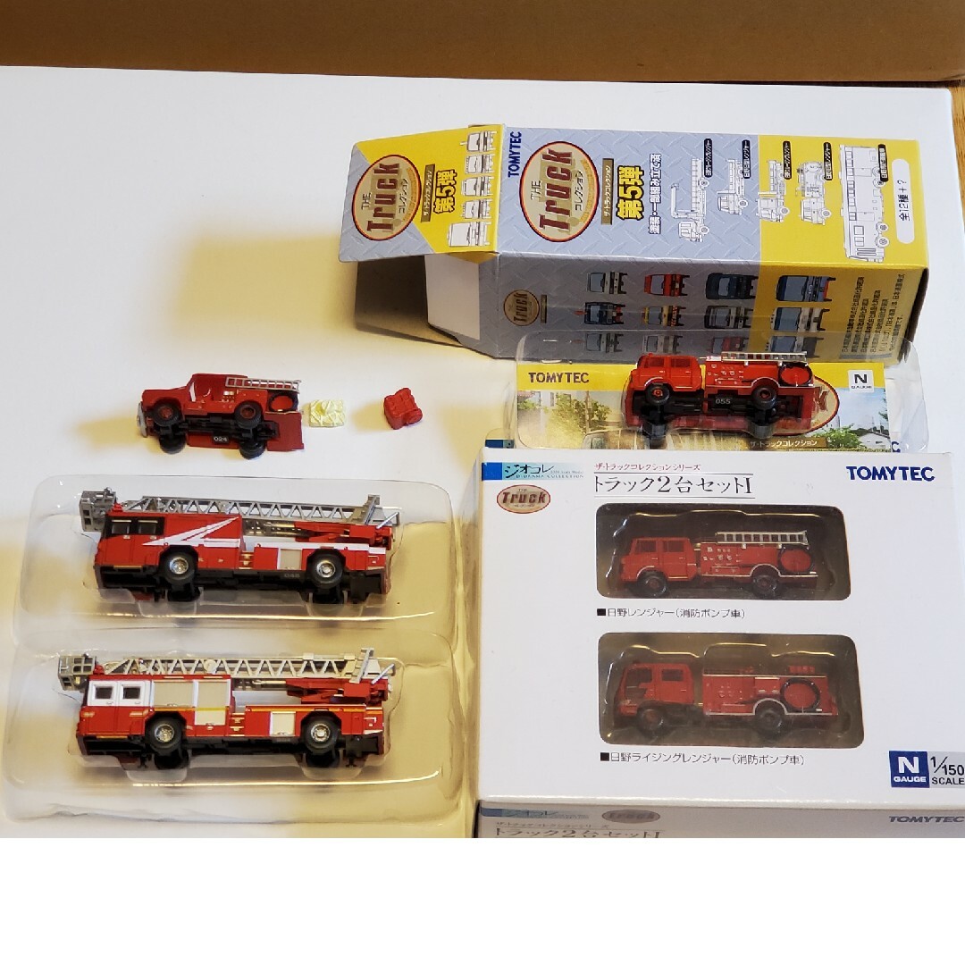 (686)消防車6台(シークレット)トラックコレクション