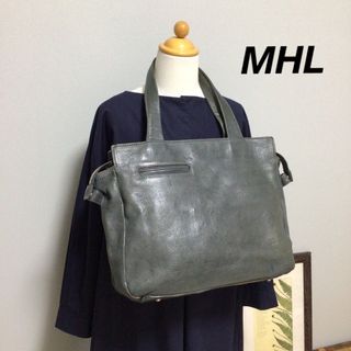 マーガレットハウエル(MARGARET HOWELL)のMHL マーガレットハウエル 上質本革大人のトートバッグ A4可^^☆(トートバッグ)