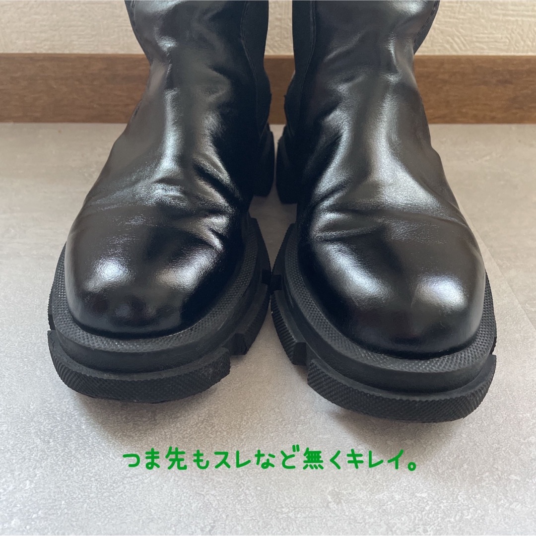 とまと様専用　MANA 厚底サイドゴアブーツ レディースの靴/シューズ(ブーツ)の商品写真