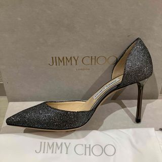 ジミーチュウ(JIMMY CHOO)の新品未使用 ジミーチュウ グリッター 36.5 24 結婚式にも(ハイヒール/パンプス)