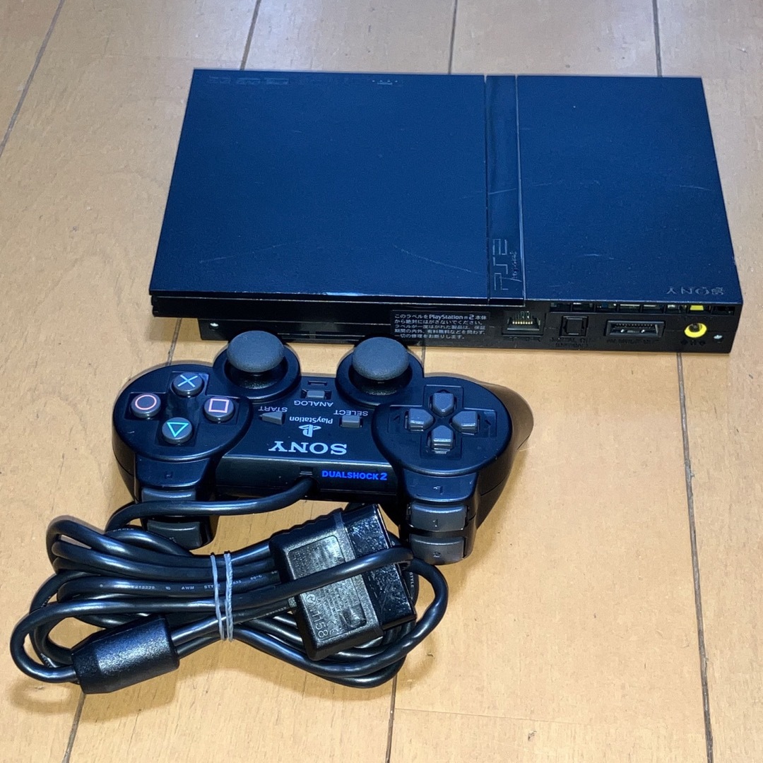 翌日までに発送薄型ps2 70000ブラックプレステ2本体セットb083111