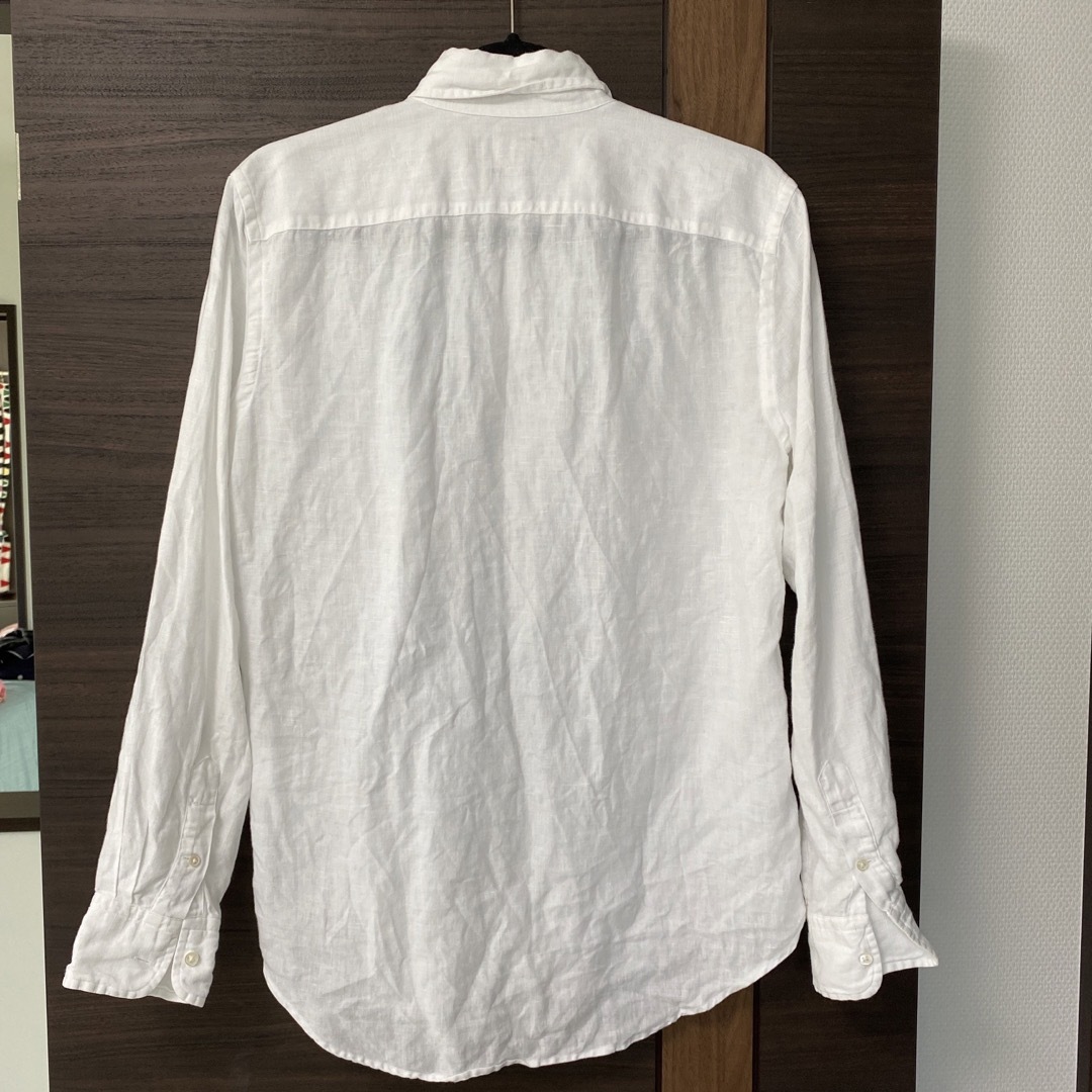 Ralph Lauren(ラルフローレン)のRALPH LAUREN リネン100% 長袖ボタンダウンシャツ メンズのトップス(シャツ)の商品写真