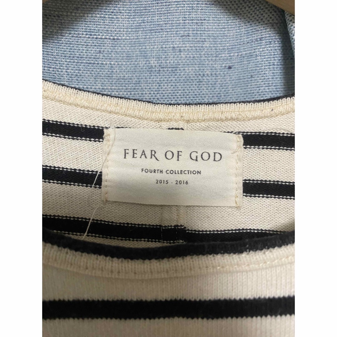 正規 FEAR OF GOD フィア オブ ゴッド ボーダー Tシャツ