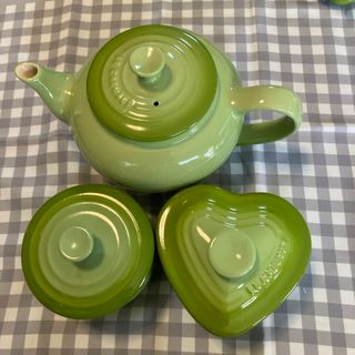 ルクルーゼ(LE CREUSET)のル・クルーゼ　ティーポット&ラムカン2コ(食器)