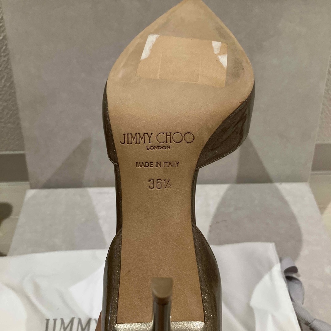 JIMMY CHOO(ジミーチュウ)の新品試着のみ ジミーチュウ パンプス グリッター 36.5 24 レディースの靴/シューズ(ハイヒール/パンプス)の商品写真