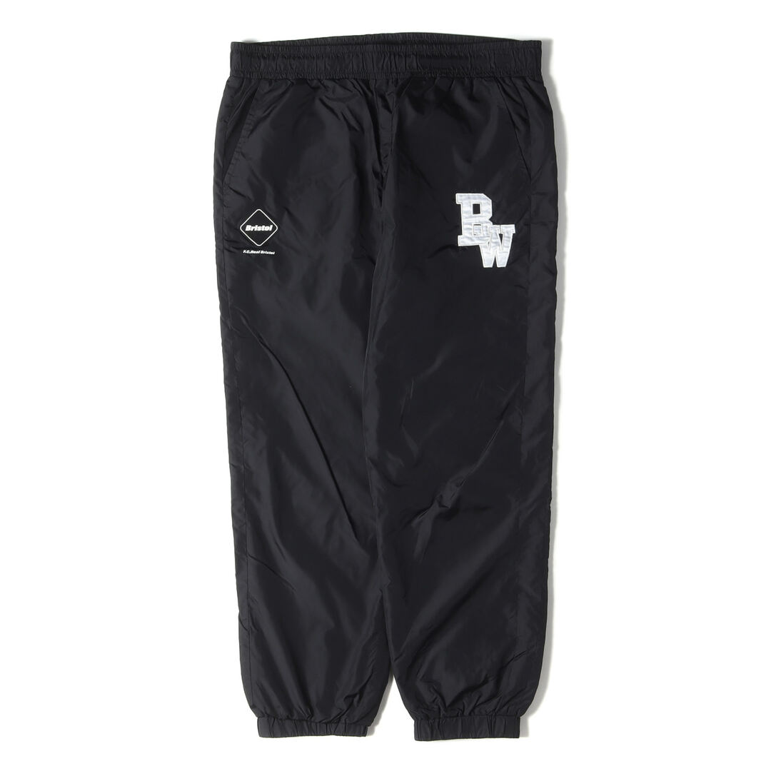 F.C.Real Bristol エフシーレアルブリストル パンツ サイズ:L 22SS WIND AND SEA ナイロン イージーパンツ BRISTOL SEA NYLON EASY LONG PANTS ブラック 黒 ボトムス ズボン コラボ 【メンズ】