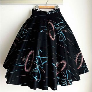 1950s vintage circler skirt(ひざ丈スカート)