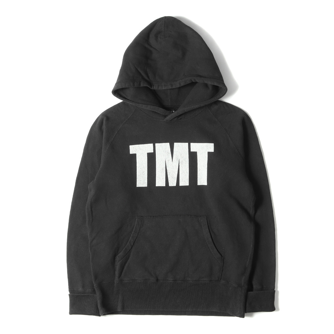 TMT ティーエムティー パーカー M ブランドロゴ スウェット パーカー VINTAGE FRENCH TERRY PULLOVER HOODIE 19AW ブラック 黒 トップス カットソー カジュアル ストリート ブランド【メンズ】