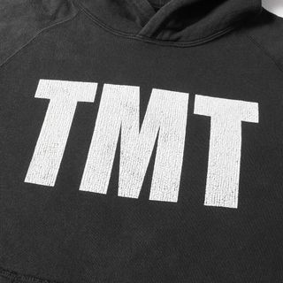 TMT ティーエムティー パーカー M ブランドロゴ スウェット パーカー VINTAGE FRENCH TERRY PULLOVER HOODIE  19AW ブラック 黒 トップス カットソー カジュアル ストリート ブランド【メンズ】【中古】