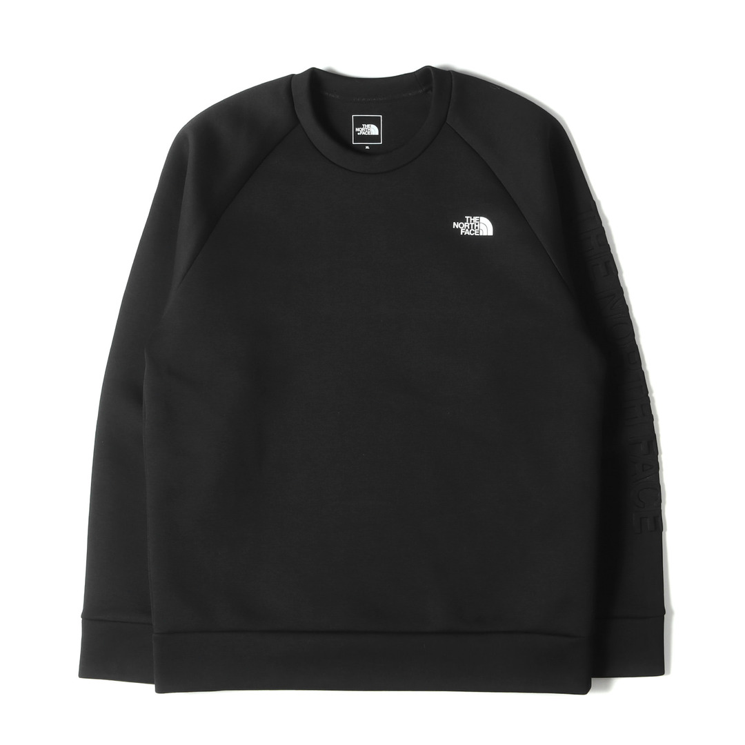 THE NORTH FACE ザ ノースフェイス スウェット サイズ:XL 22AW テックエアー クルーネック スウェット Tech Air Sweat Crew ブラック 黒 トップス トレーナー カットソー カジュアル アウトドア ブランド【メンズ】【美品】