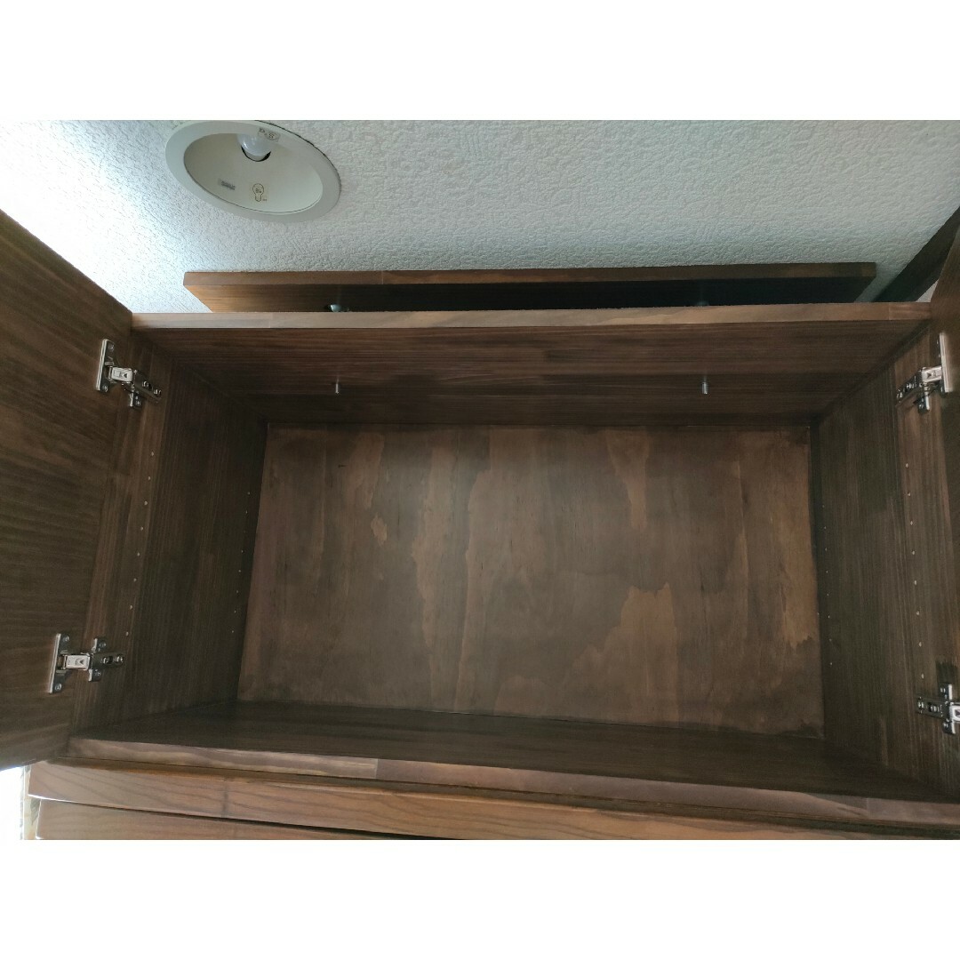 【上置き棚・天井・突っ張り棚】80×40×45cm 《カラー選択》食器棚転倒防止