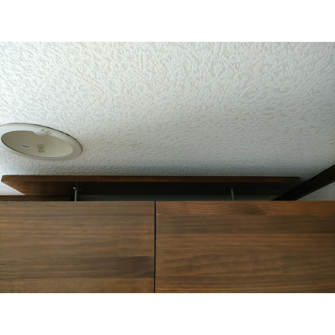 【上置き棚・天井・突っ張り棚】80×40×45cm 《カラー選択》食器棚転倒防止