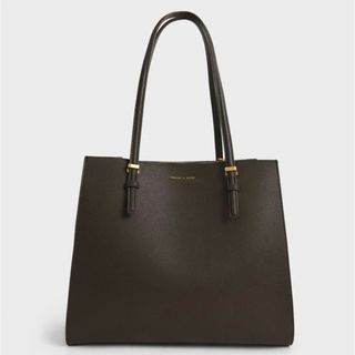 チャールズアンドキース(Charles and Keith)の【CHARLES & KEITH】クラシックダブルハンドルトートバッグ(トートバッグ)