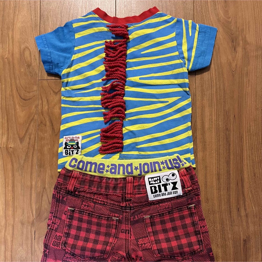 Bit'z(ビッツ)のBit'z■Tシャツ&パンツセット■サイズ80 キッズ/ベビー/マタニティのベビー服(~85cm)(Ｔシャツ)の商品写真