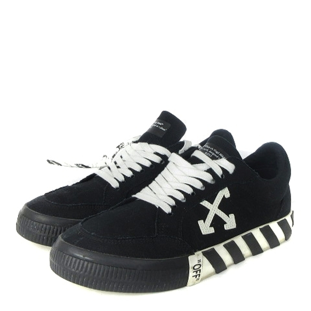 OFF-WHITE(オフホワイト)のオフホワイト VULCANIZED  スニーカー シューズ アローロゴ 黒 41 メンズの靴/シューズ(スニーカー)の商品写真