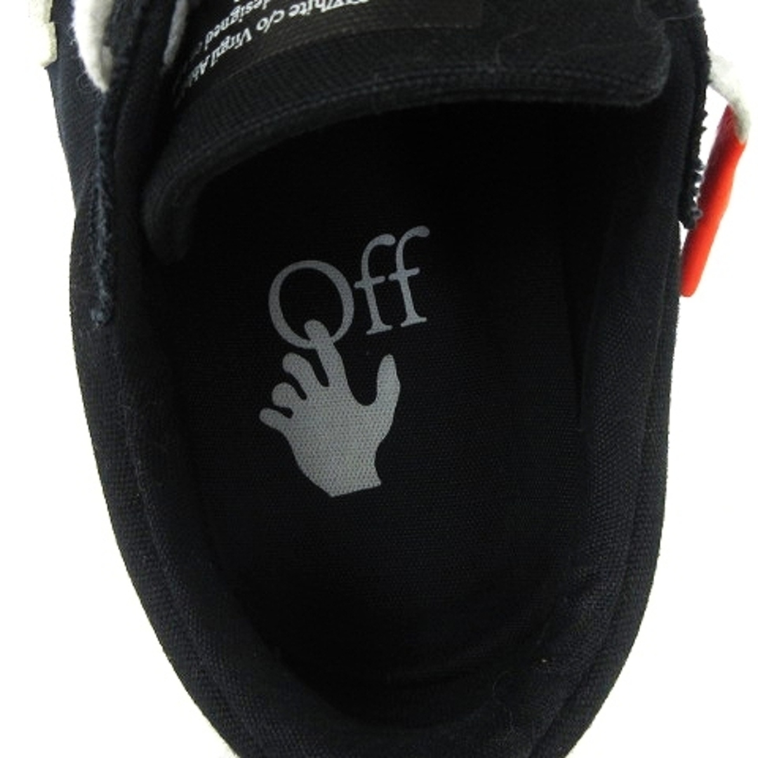 OFF-WHITE(オフホワイト)のオフホワイト VULCANIZED  スニーカー シューズ アローロゴ 黒 41 メンズの靴/シューズ(スニーカー)の商品写真