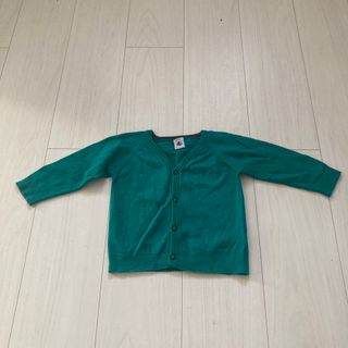 プチバトー(PETIT BATEAU)のプチバトー　カーディガン　80サイズ(カーディガン/ボレロ)