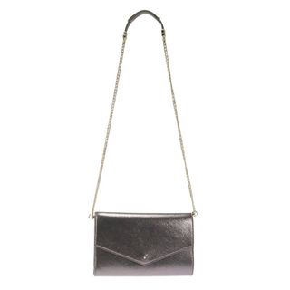 ラグナムーン(LagunaMoon)のLADYシャインクラッチBAG（シルバー）(クラッチバッグ)