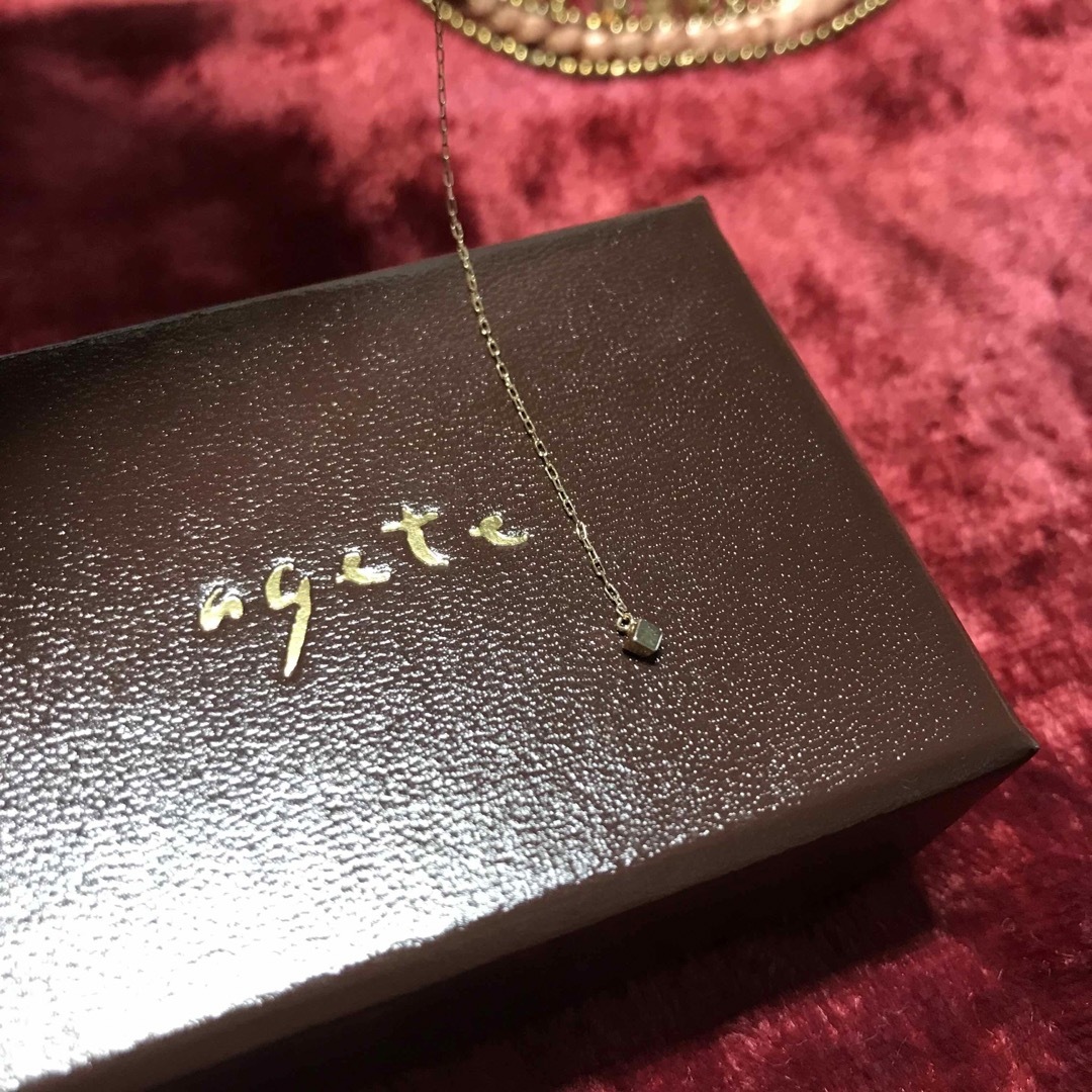 アガット agete Y字 ネックレス