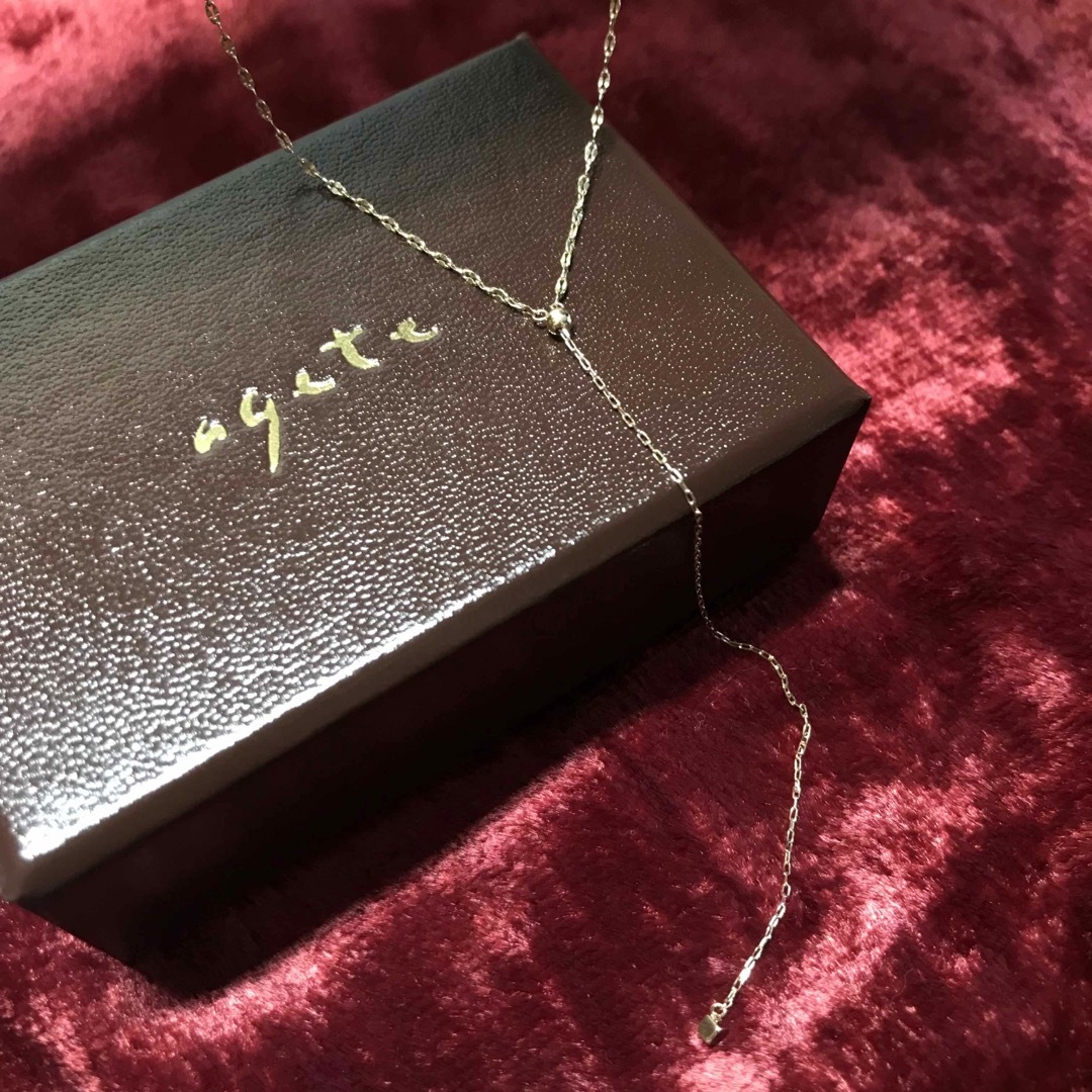 アガット agete Y字 ネックレス | フリマアプリ ラクマ