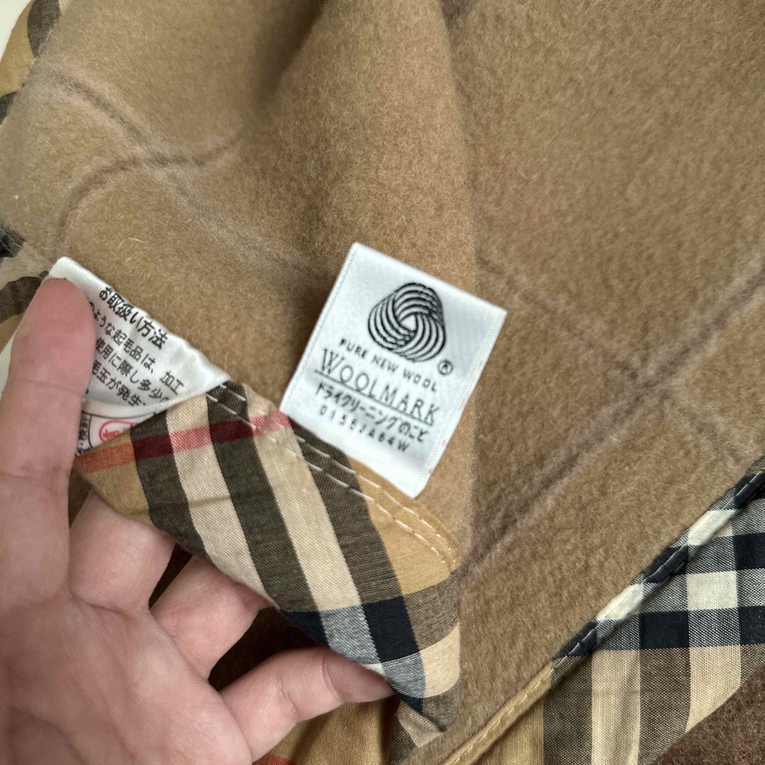 バーバリー　Burberry 毛布　ウール