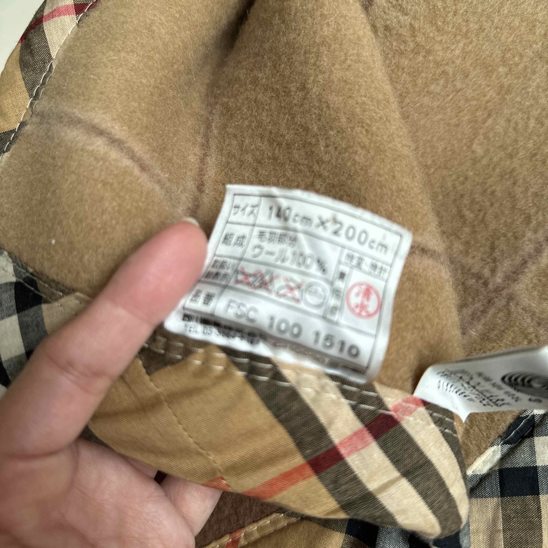 BURBERRY - バーバリー Burberry 毛布 ウール の通販 by たぬき's shop