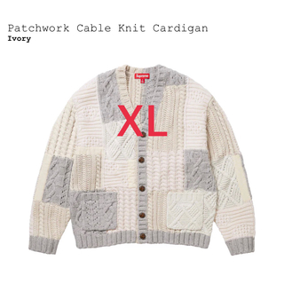 シュプリーム(Supreme)のSupreme Patchwork Cable Knit Cardigan(カーディガン)