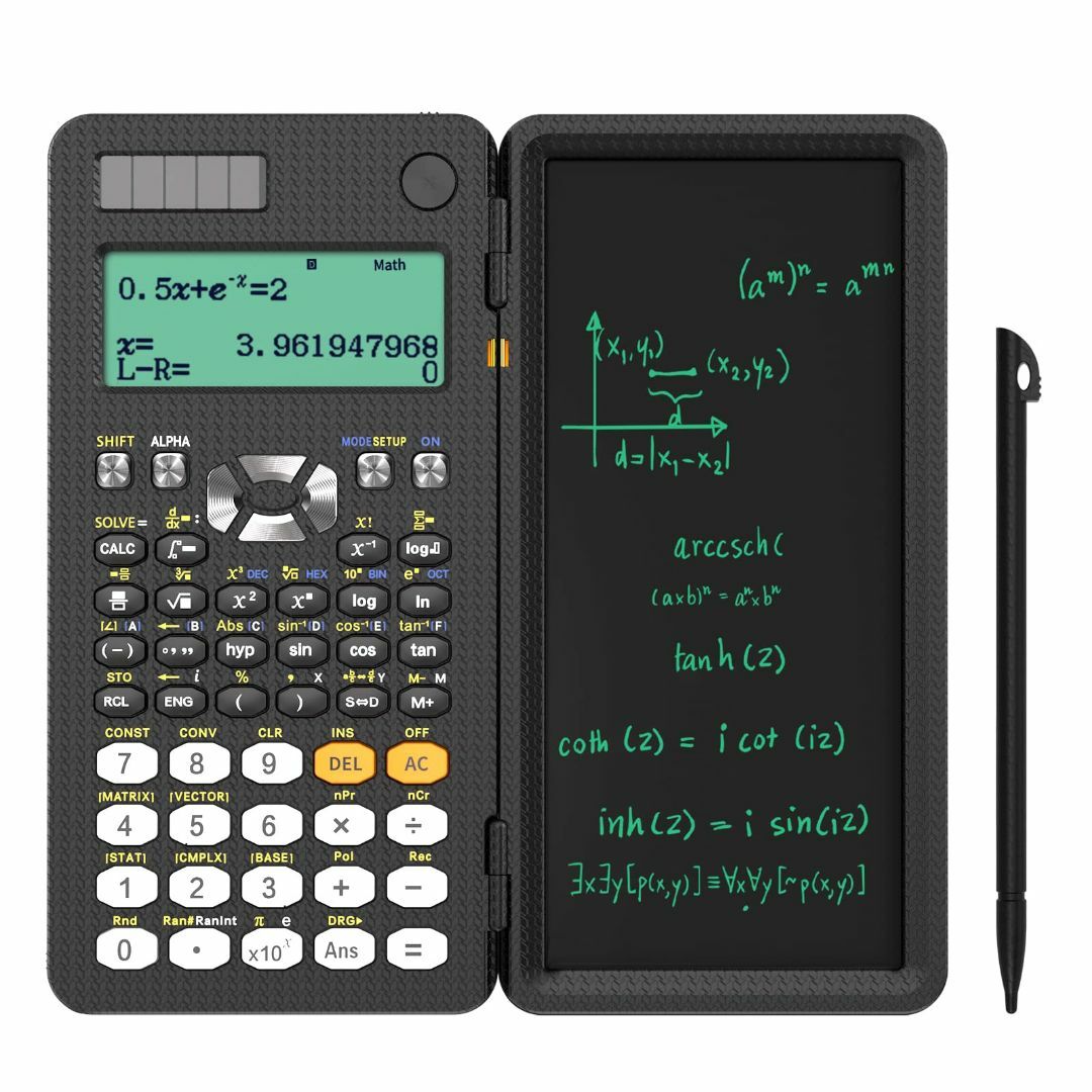 NEWYES 関数電卓 電卓付き電子メモパッド 417関数・機能 微分積分・統計